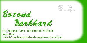 botond marhhard business card